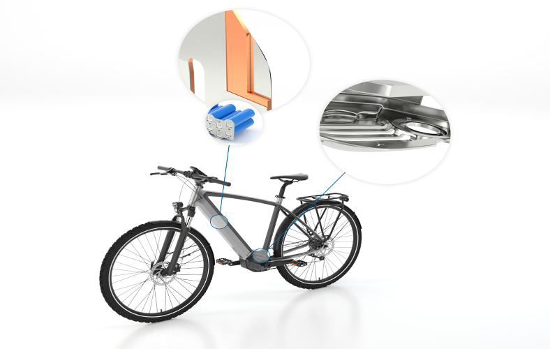 E Bike Plattiert